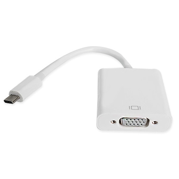 [리퍼브] 애니클리어 USB3.1 Type-C타입 변환젠더 맥북 컨버터 VGA 어댑터, Type C to VGA 젠더