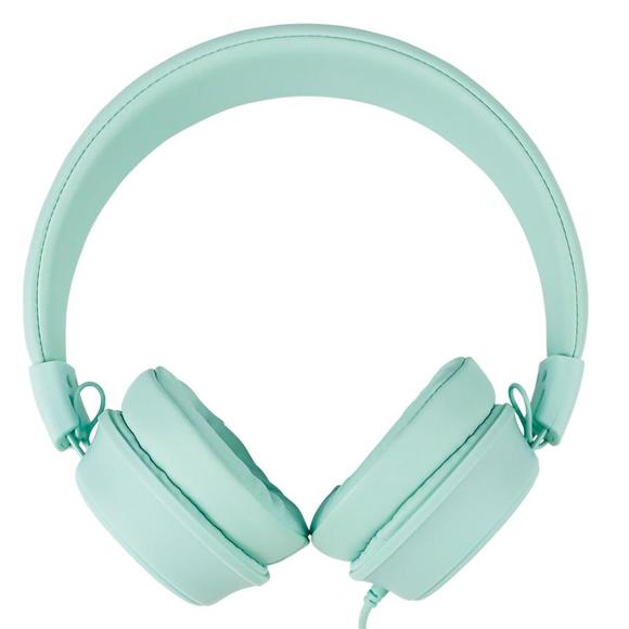 [세컨더리] 라이키드 학습용 청력보호 접이식 어린이 헤드폰 민트, LIK-HP01