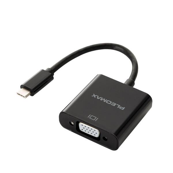 [리퍼브] 플레오맥스 PL-CV01 USB3.1 C타입 to VGA F 컨버터 맥북모니터연결