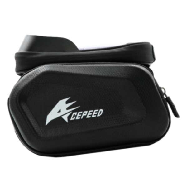 [미사용 리퍼] ACEPEED 자전거 프레임 가방 휴대폰 거치대 C05 블랙 1개